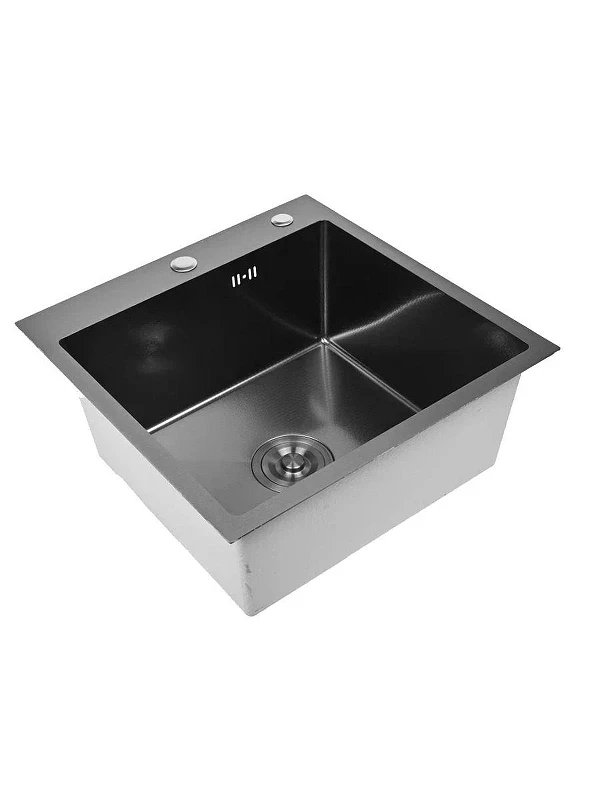 Кухонная мойка Wisent 50 WGS35050BD/W02-114B цвет Графит