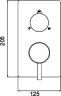 Смеситель для душа RGW Shower Panels SP-43-01 21140543-11