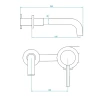 Смеситель для раковины RGW Shower Panels SP-47B 51140547-04 Черный матовый