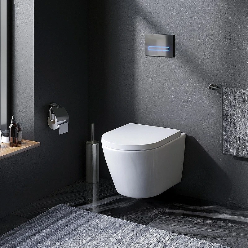 Унитаз AM.PM Sense FlashClean C741701SC подвесной с сиденьем Микролифт фарфор подвесной