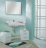 Зеркало Aquaton Отель 80 1A101302OT010 с подсветкой с функцией антипар МДФ / ЛДСП, стекло