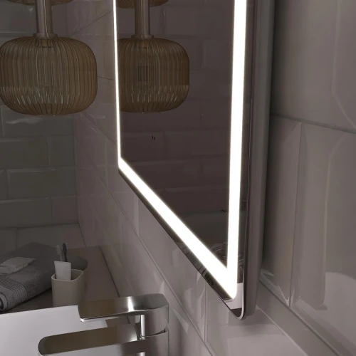 Зеркало Vigo Geometry Comfort 100 064 с подсветкой с бесконтактным выключателем и подогревом