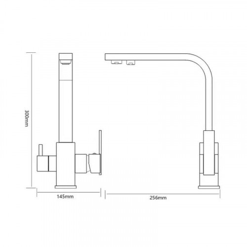 Смеситель для кухни Savol S-L1807 цвет Хром