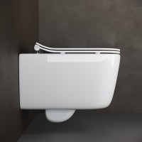 Унитаз Ceramicanova New Day CN3005 подвесной с сиденьем Микролифт фаянс подвесной