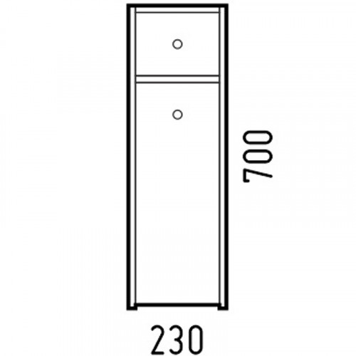 Комод Corozo Энри 20 Z2 SD-00000608 Белый МДФ / ЛДСП