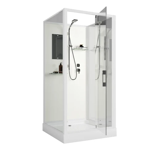 Душевая кабина Niagara Standart 80х80 ST80/15Q/BK без гидромассажа