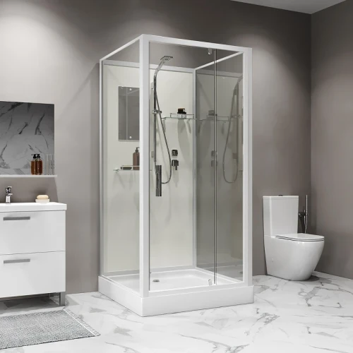 Душевая кабина Niagara Standart 80х80 ST80/15Q/BK без гидромассажа
