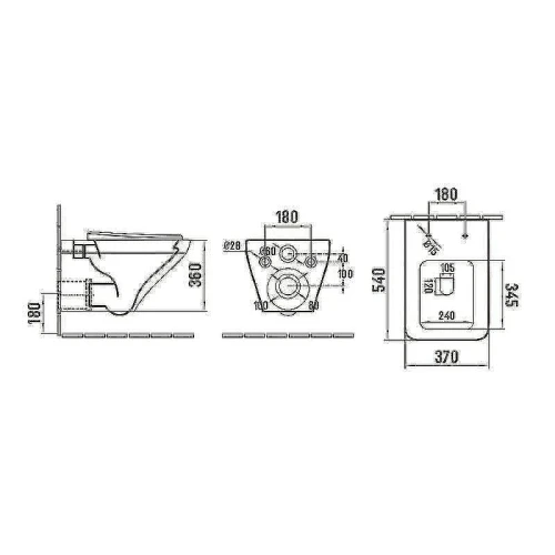Комплект унитаза с инсталляцией WeltWasser MARBERG 507 + HOFBACH 041 GL-WT + MAR 507 SE 10000011685 цвет Белый глянцевый с сиденьем Микролифт и клавишей смыва цвет Хром