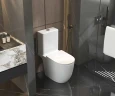 Унитаз-компакт AQUAme AQM1007PRO цвет Белый без бачка с сиденьем Микролифт