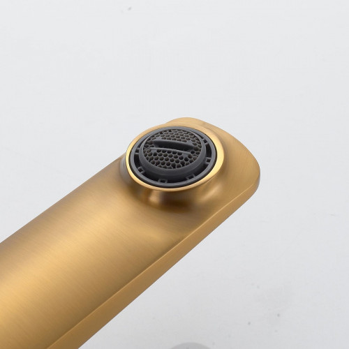 Смеситель для раковины Shevanik S4211G цвет Золотой сатин