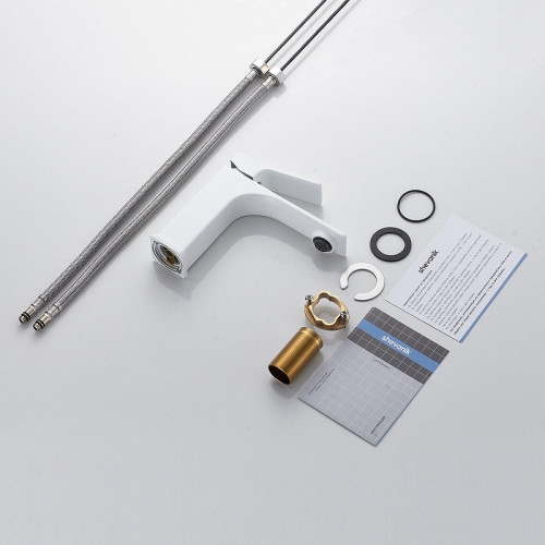 Смеситель для раковины Shevanik S6101C цвет Белый