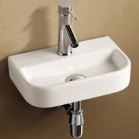 Раковина WeltWasser Aisbach 5075 38 10000003881 Белый глянец фаянс подвесная