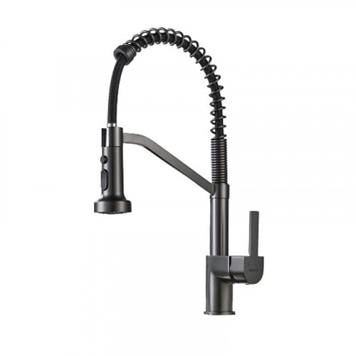 Смеситель для кухни Shevanik S963T цвет Оружейная сталь