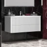 Тумба под раковину Opadiris Рубинно 120 00-00006375 подвесная Белая МДФ / ЛДСП, массив дерева