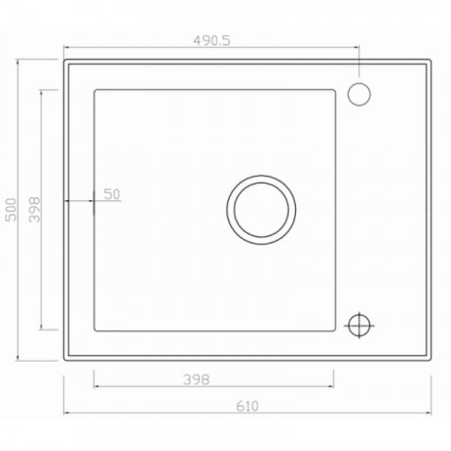 Кухонная мойка Seaman Eco Glass 61 SMG-610W-Gun.B цвет Оружейная сталь Белый