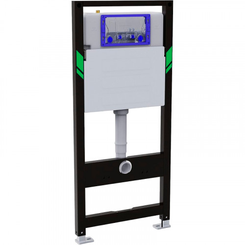 Инсталляция Black&White Universe WI-0900 0900WI без клавиши смыва нержавеющая сталь