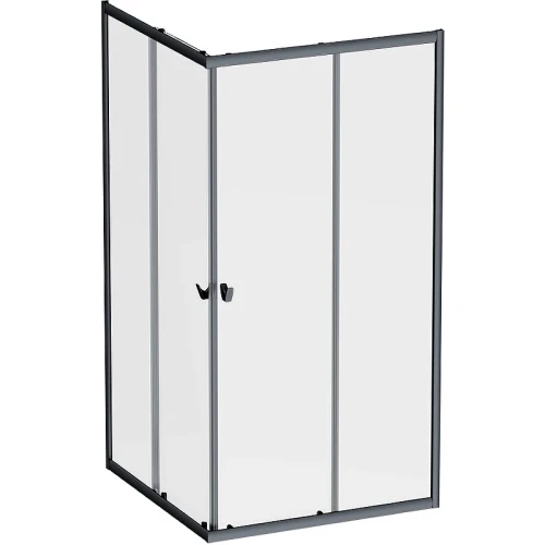 Душевой уголок AM.PM Sunny 120х90 W87G-403-12090-BT профиль Черный матовый стекло прозрачное
