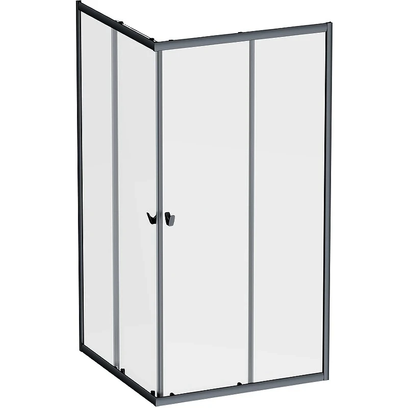 Душевой уголок AM.PM Sunny 120х90 W87G-403-12090-BT профиль Черный матовый стекло прозрачное