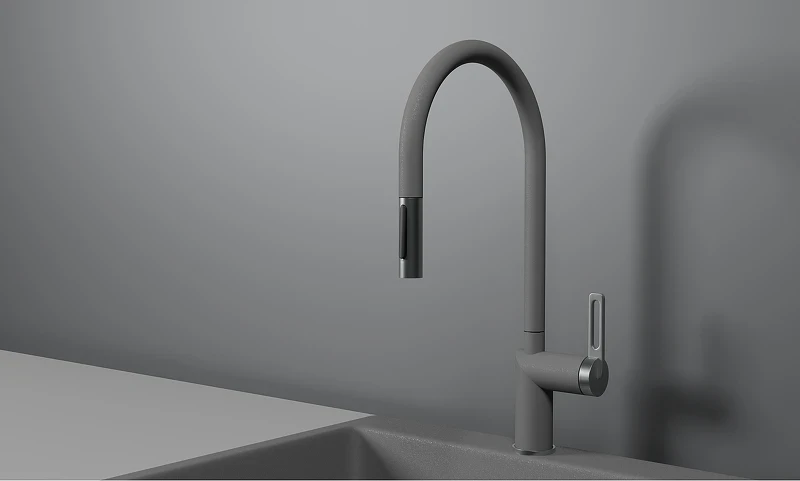 Смеситель для кухни Granula 8172 цвет Алюминиум
