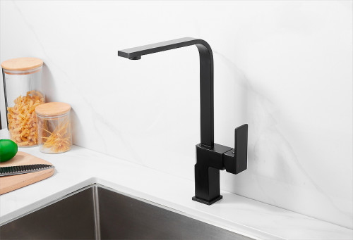 Смеситель для кухни Belz B613-7 B70613-7 Черный латунь