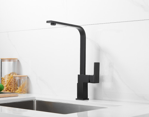 Смеситель для кухни Belz B613-7 B70613-7 Черный латунь