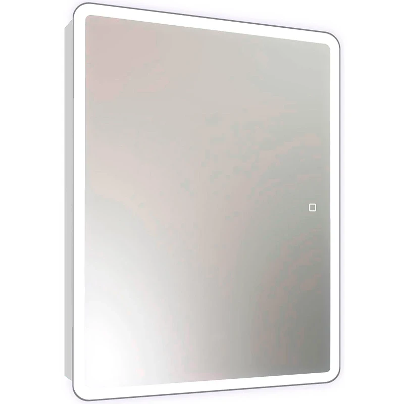 Зеркальный шкаф Reflection Chill 600х800 RF2316CH с подсветкой Белый матовый МДФ / ЛДСП, стекло