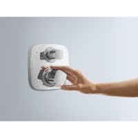 Смеситель для душа Hansgrohe Ecostat E 15707000 с термостатом Хром латунь встраиваемый