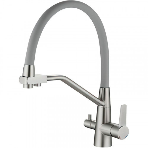 Смеситель для кухни Haiba HB76822 Нержавеющая сталь Серый нержавеющая сталь