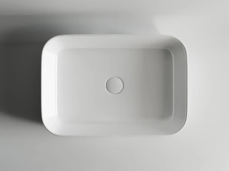 Раковина-чаша Ceramicanova Element 60 CN5004 Белая фаянс накладная