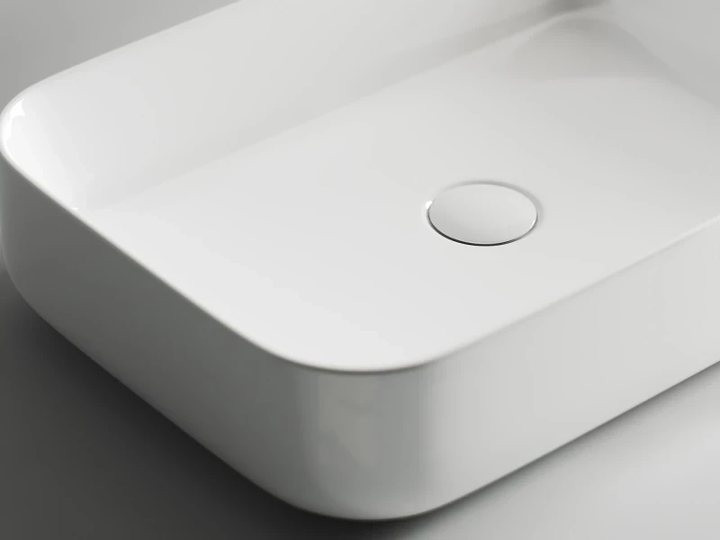 Раковина-чаша Ceramicanova Element 60 CN5004 Белая фаянс накладная