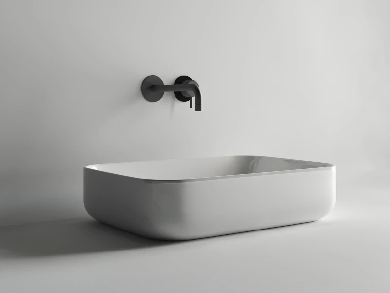 Раковина-чаша Ceramicanova Element 60 CN5004 Белая фаянс накладная