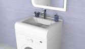Раковина Stella Polar Корини 60 SP-00000237 на стиральную машину Белая