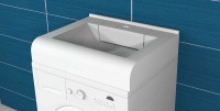 Раковина Stella Polar Корини 60 SP-00000237 на стиральную машину Белая