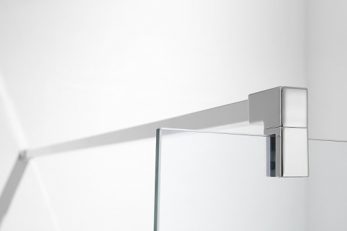 Душевая перегородка Aquatek 90 AQ WIW 09020CH профиль Хром стекло прозрачное