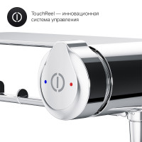 Гигиенический душ со смесителем AM.PM X-Joy TouchReel F0H85A800 Хром латунь встраиваемый
