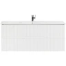Тумба под раковину Cezares Duet 120 DUET-1200-2C-SO-BL подвесная Bianco Lucido