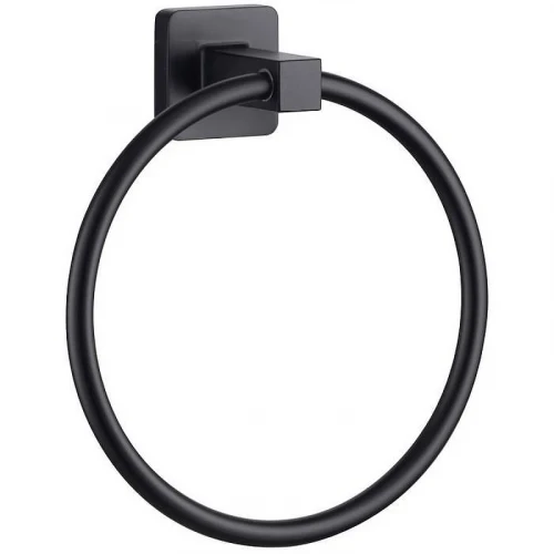 Кольцо для полотенец Maretti Umbria Black UMB53P36 Черное матовое