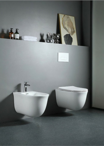 Унитаз Aquatek Классик AQ1111-00 подвесной с сиденьем Микролифт фарфор подвесной