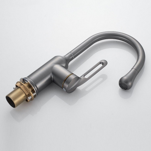 Смеситель для раковины Raffine F101T цвет Оружейная сталь