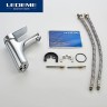 Смеситель для раковины Ledeme H40 1040L Хром латунь