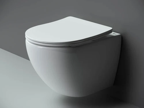 Комплект унитаза с инсталляцией Ceramicanova Metropol CN4002_1001W_1000 с сиденьем Микролифт и Белой клавишей смыва фарфор подвесной