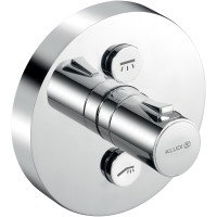 Смеситель для душа Kludi Push 388120538 с термостатом Хром встраиваемый