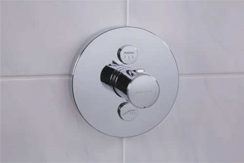 Смеситель для душа Kludi Push 388120538 с термостатом Хром встраиваемый