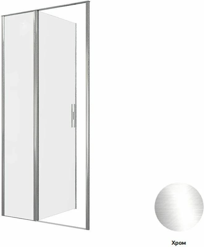 Душевая дверь Allen Brau Priority 100 3.31028.00 профиль Хром стекло прозрачное