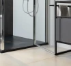 Душевая дверь Allen Brau Priority 100 3.31028.00 профиль Хром стекло прозрачное