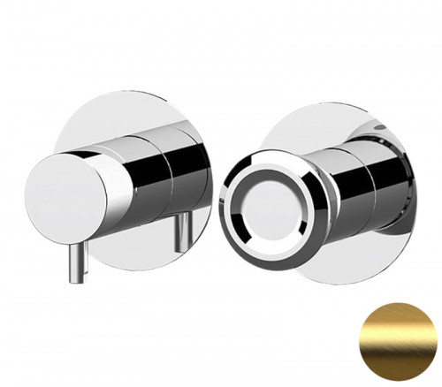 Смеситель для душа Remer Element ET92ZPBG цвет Золото брашированное