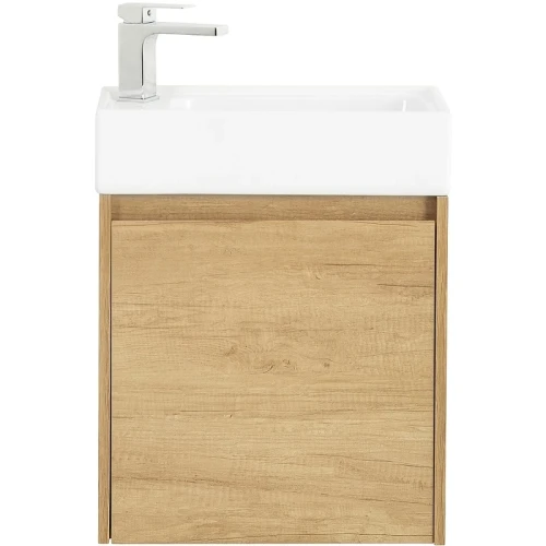 Тумба под раковину BelBagno Kraft Mini 50 L KRAFT MINI-500/260-1A-SO-RNN-L подвесная Rovere Nebrasca Nature МДФ / ЛДСП