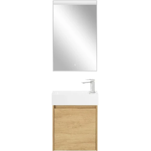 Тумба под раковину BelBagno Kraft Mini 50 L KRAFT MINI-500/260-1A-SO-RNN-L подвесная Rovere Nebrasca Nature МДФ / ЛДСП