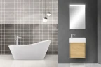 Тумба под раковину BelBagno Kraft Mini 50 L KRAFT MINI-500/260-1A-SO-RNN-L подвесная Rovere Nebrasca Nature МДФ / ЛДСП