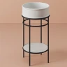 Консоль под раковину Artceram Vogue 44 ACA058 17 Черная матовая